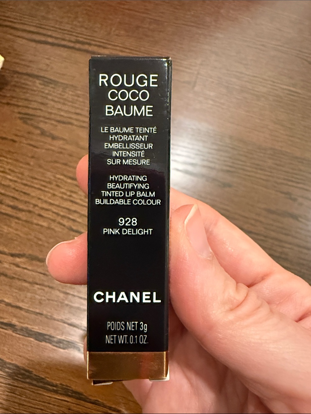 Chanel Rouge Coco Baume 928 Pink Delight